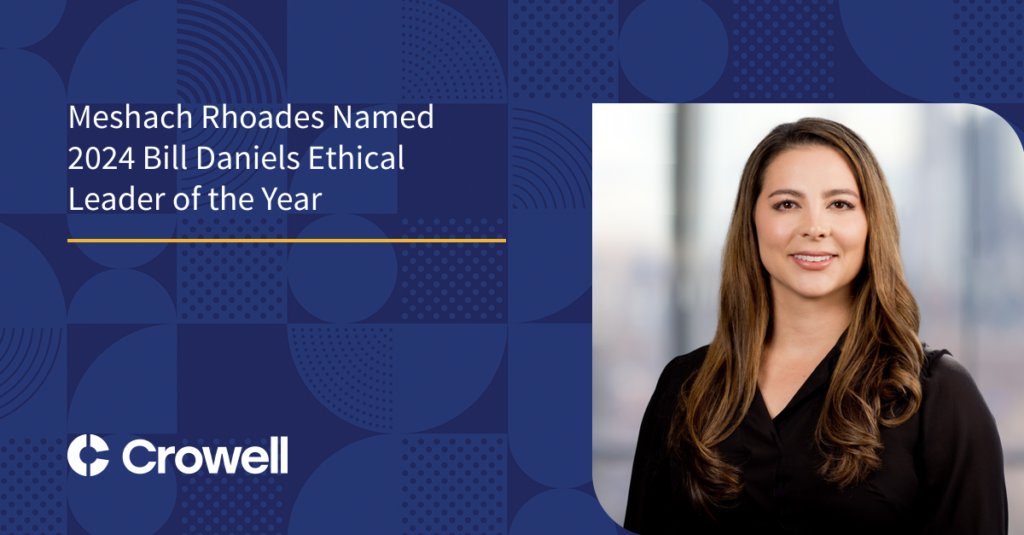 Meshach Rhoades Named 2024 Bill Daniels Ethical Leader of the Year